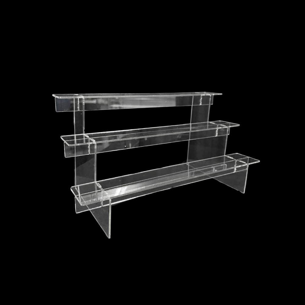 Acrylic Level Tier Display Stand Shelf Rack Toy Model Figure