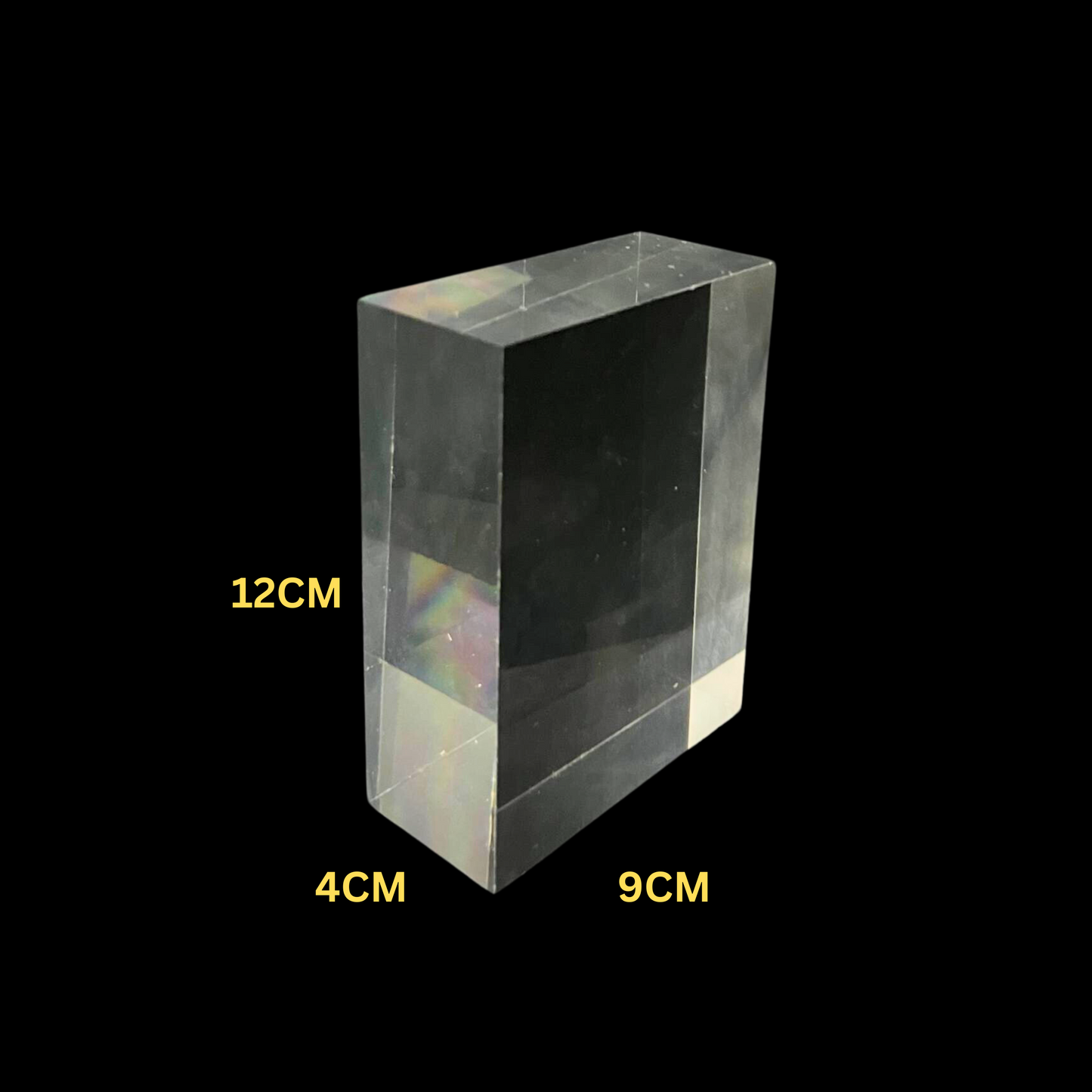 Acrylic Block Solid Clear Crystal Display