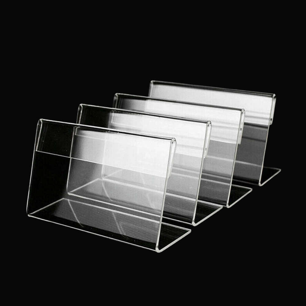 Acrylic Namecard Stand Price Tag Display