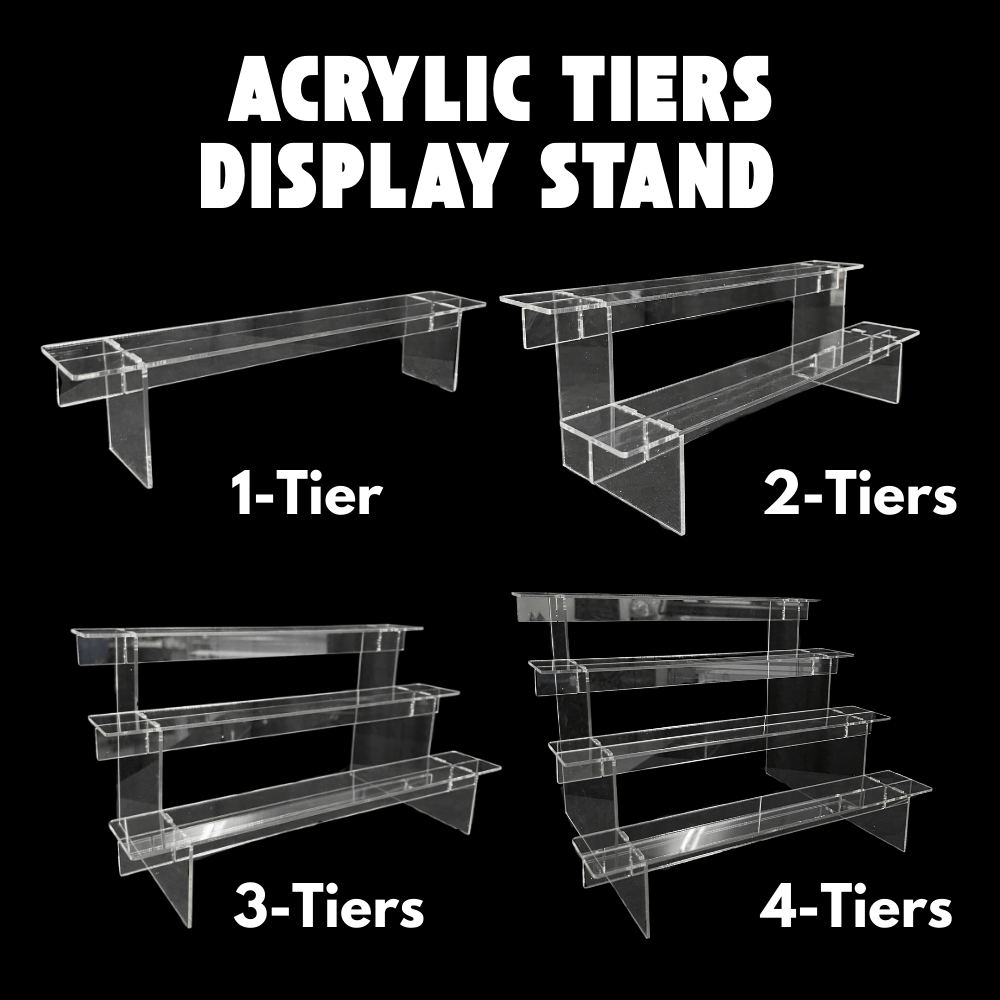 Acrylic Level Tier Display Stand Shelf Rack Toy Model Figure