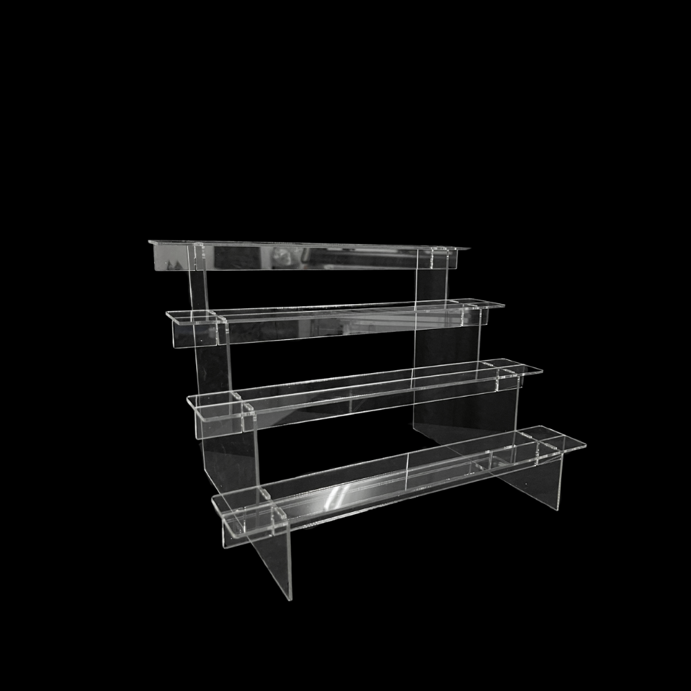 Acrylic Level Tier Display Stand Shelf Rack Toy Model Figure