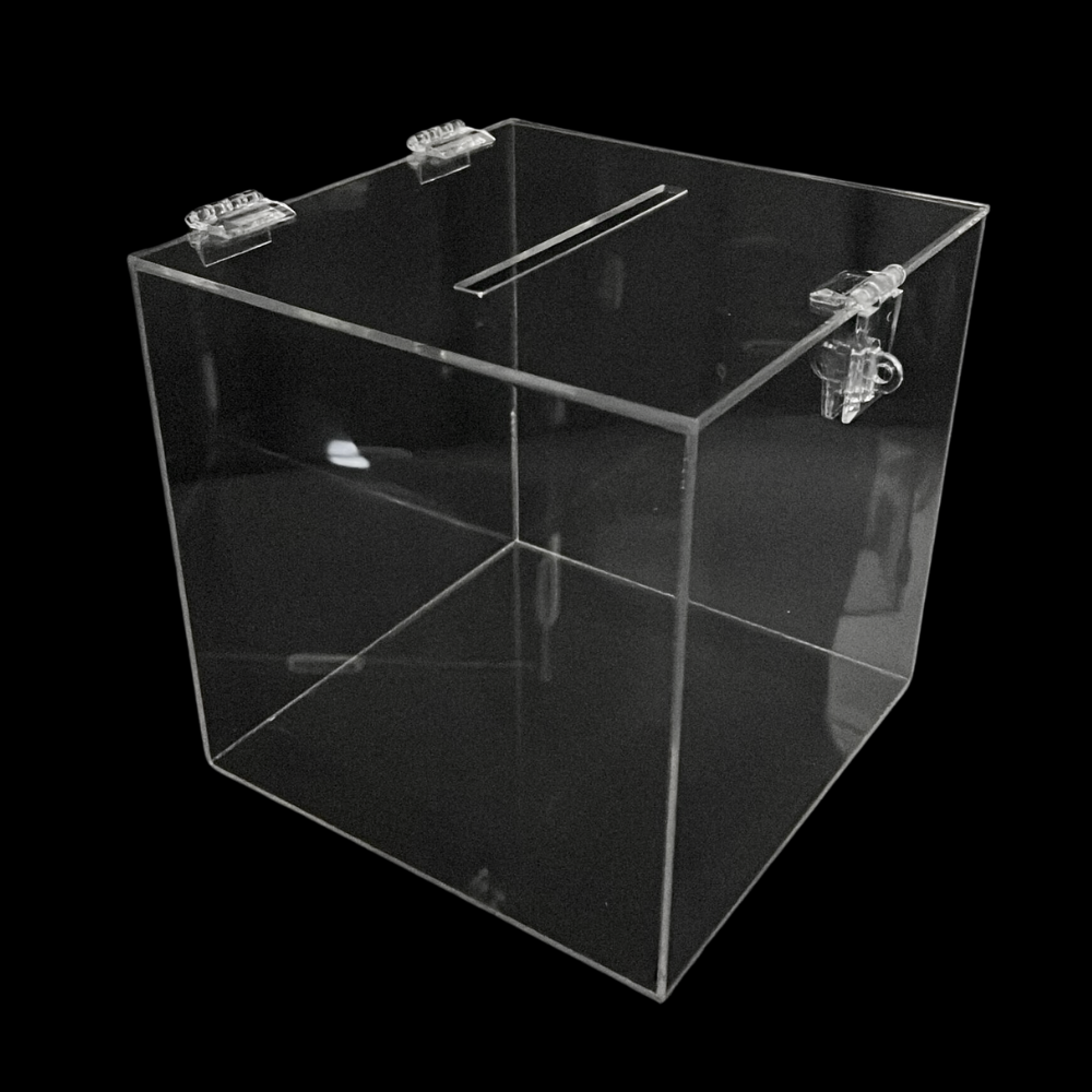 Acrylic Donation Box GUM / DIY concept