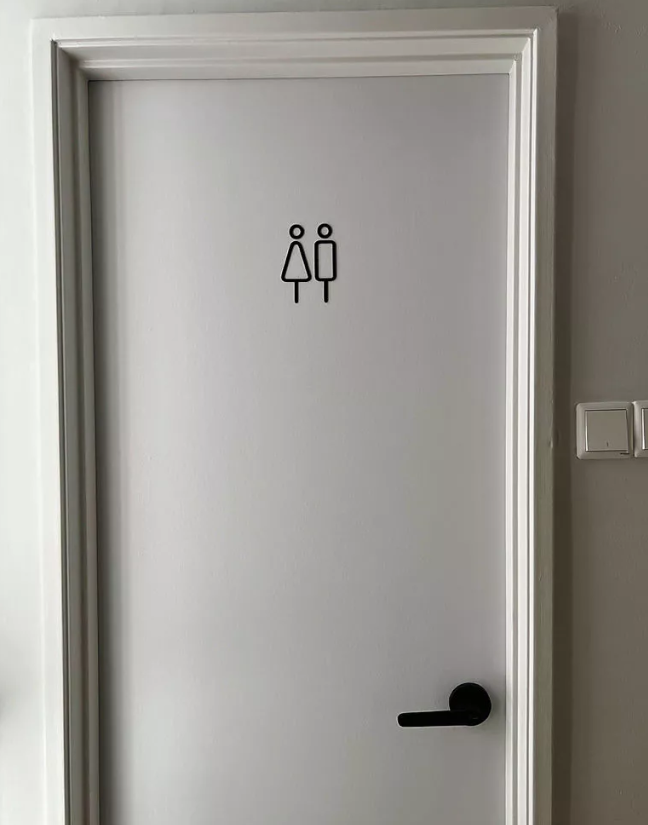 Minimalist Icon Signage/ Wifi Sign/ Door Sign/ Toilet Sign