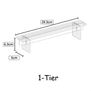 Acrylic Level Tier Display Stand Shelf Rack Toy Model Figure
