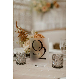 Blank DIY Acrylic Table Stand (Plain Panel, not include wording)