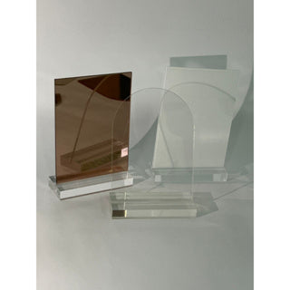 Blank DIY Acrylic Table Stand (Plain Panel, not include wording)