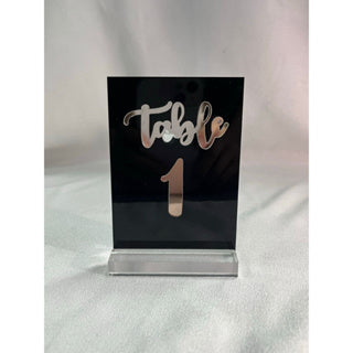 Blank DIY Acrylic Table Stand (Plain Panel, not include wording)