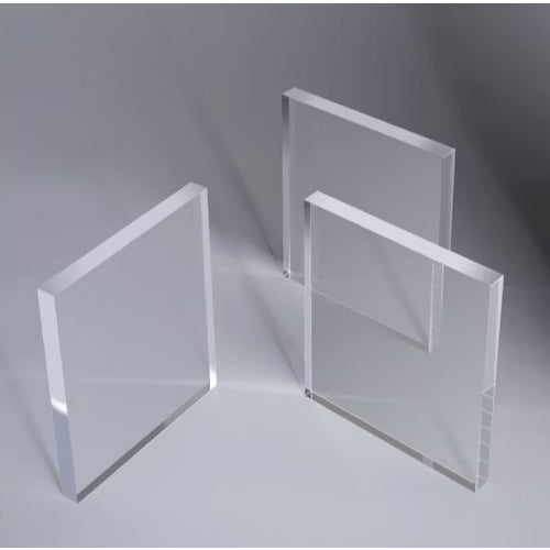 Acrylic Block Solid Clear 10mm with Diamond Polish