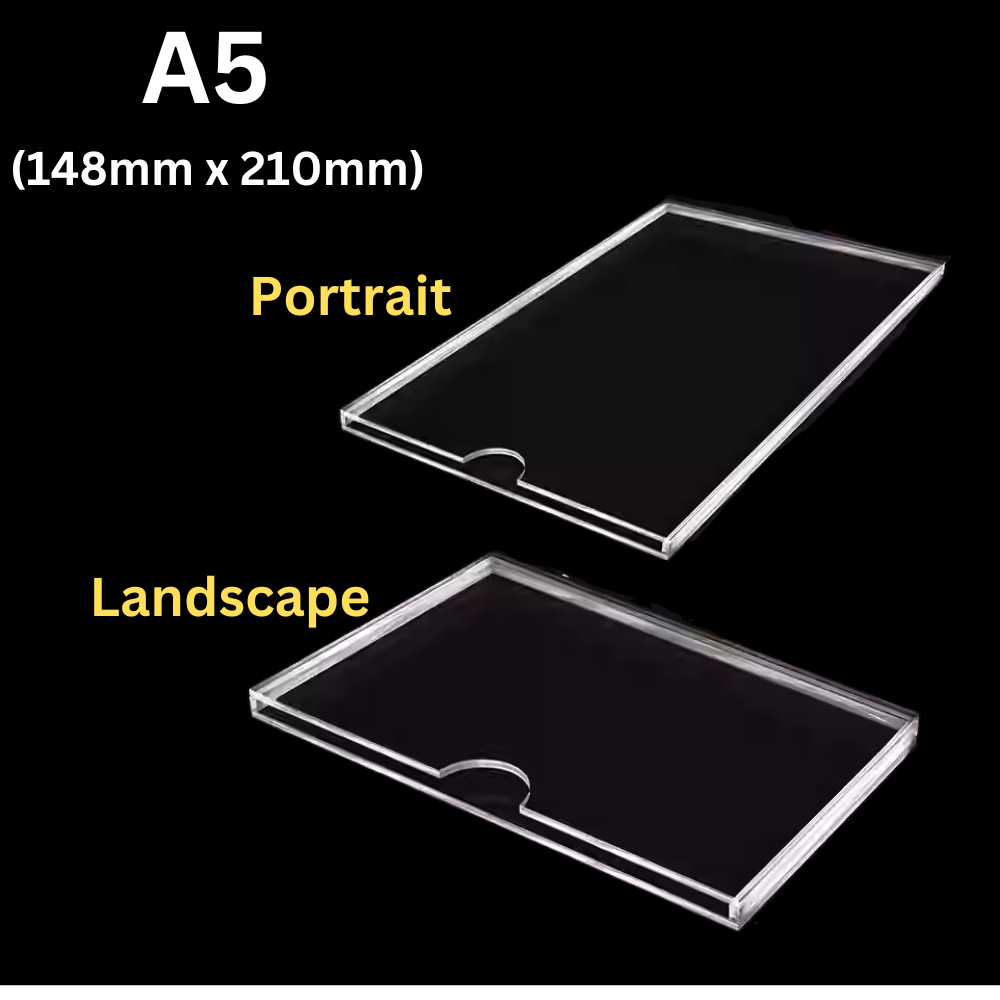 Acrylic Wall Frame Holder/Pocket Holder