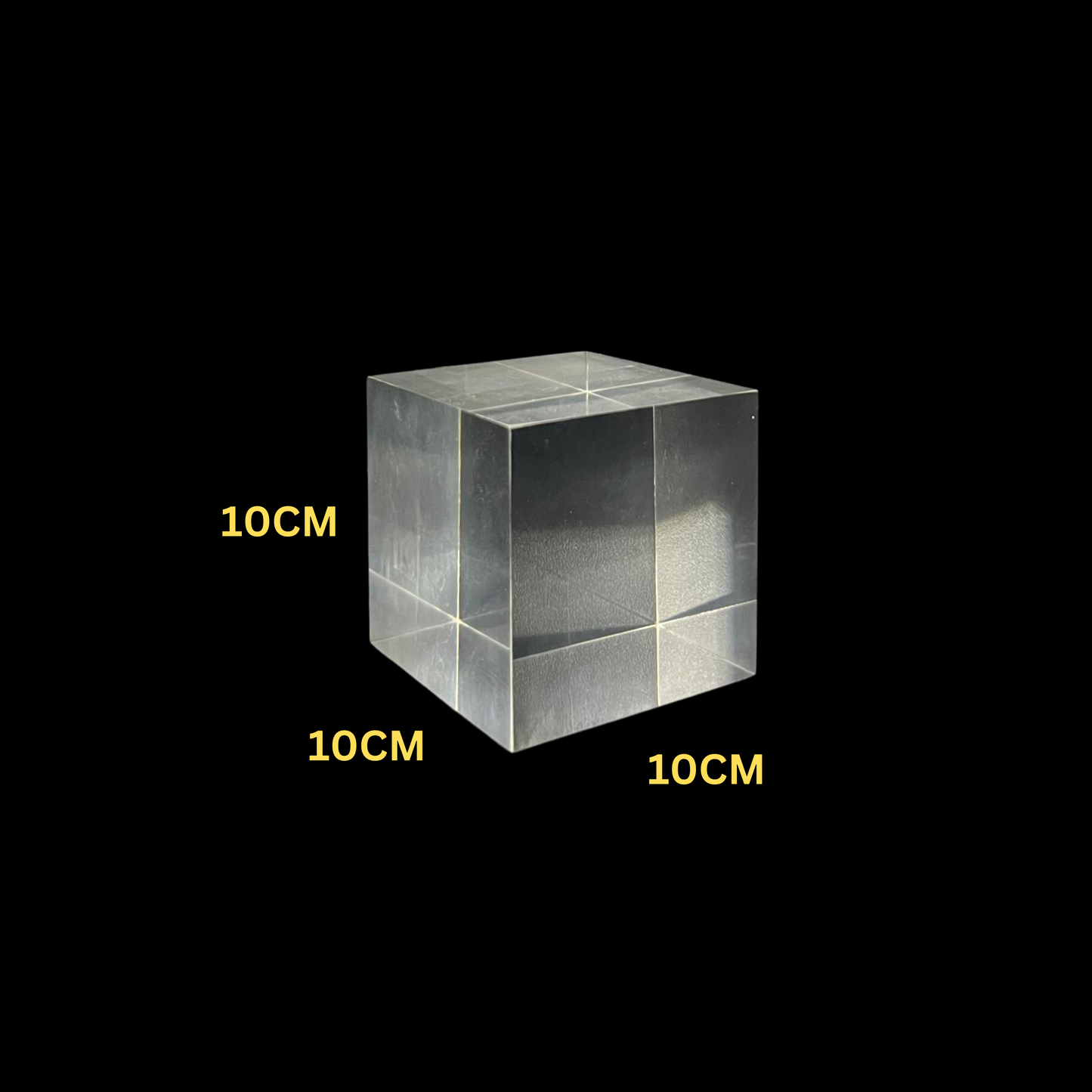 Acrylic Block Solid Clear Crystal Display
