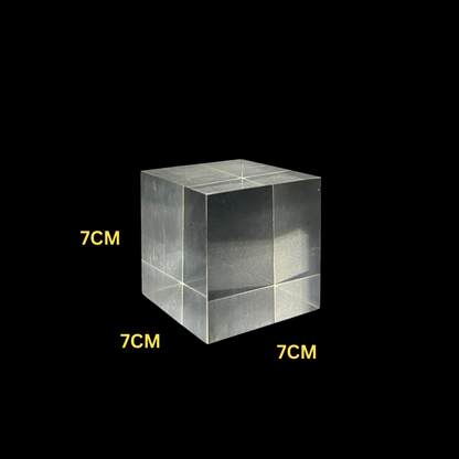 Acrylic Block Solid Clear Crystal Display