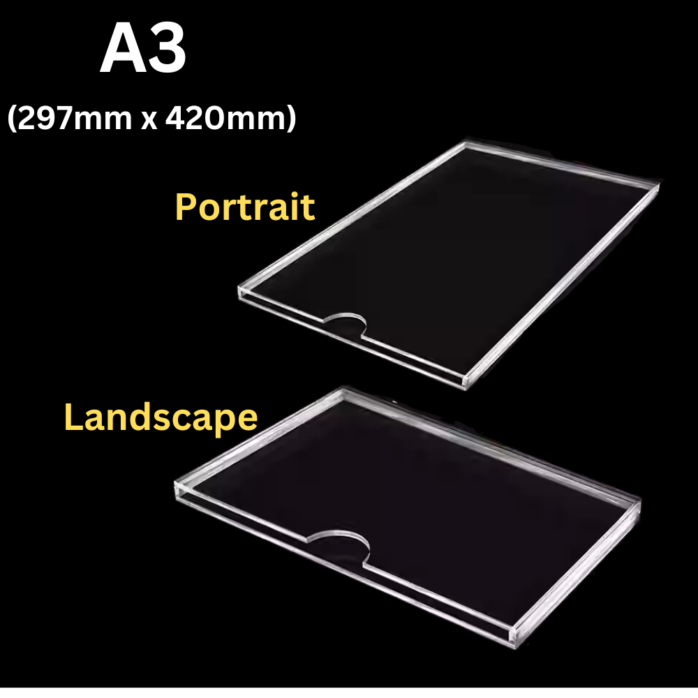 Acrylic Wall Frame Holder/Pocket Holder