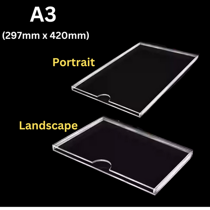 Acrylic Wall Frame Holder/Pocket Holder