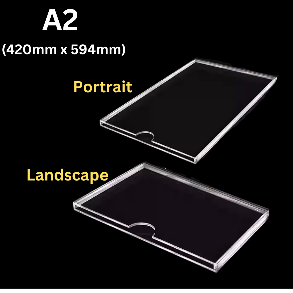 Acrylic Wall Frame Holder/Pocket Holder