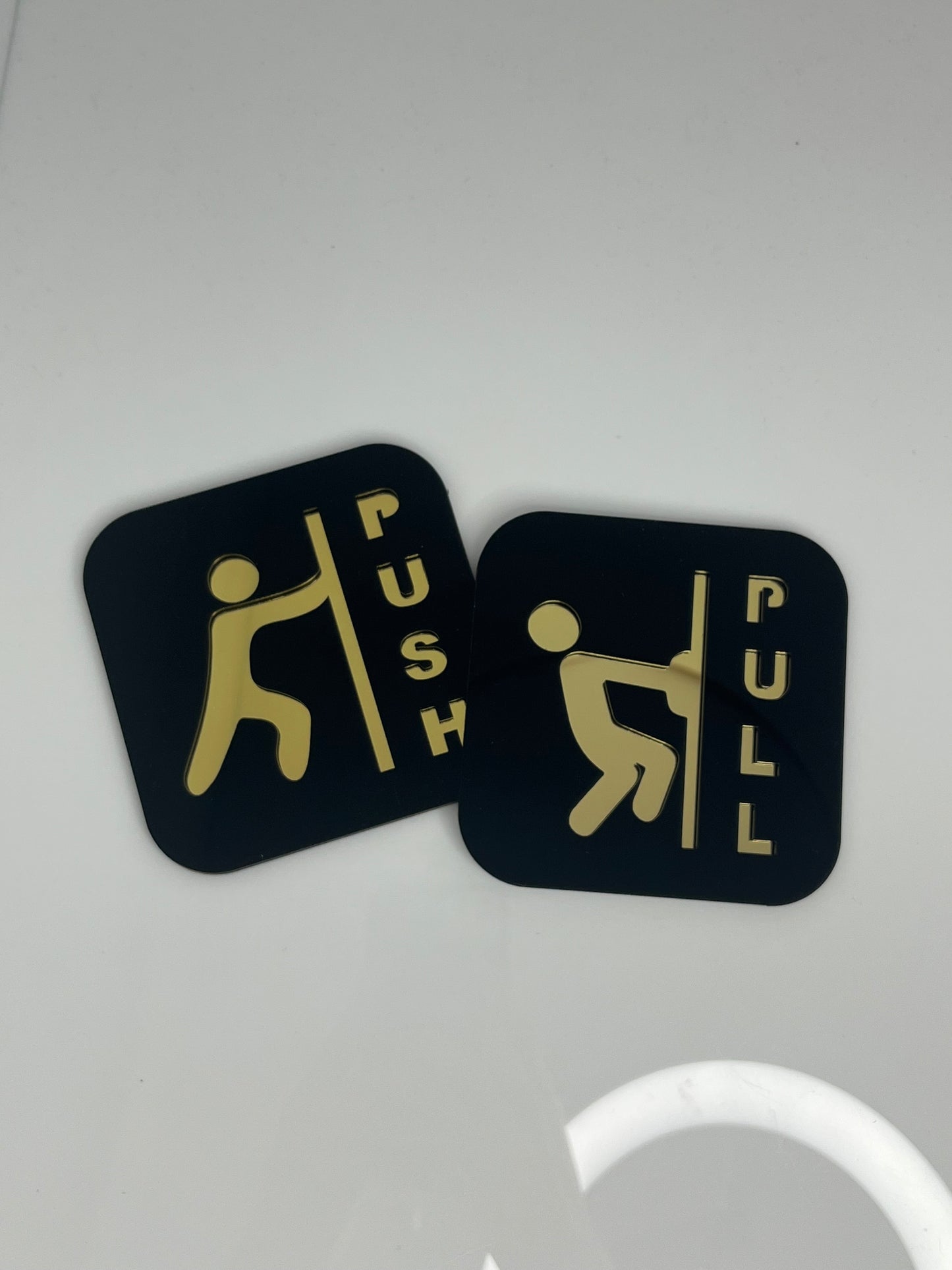 Push and Pull Door Sign Door Signage / 推拉提示牌