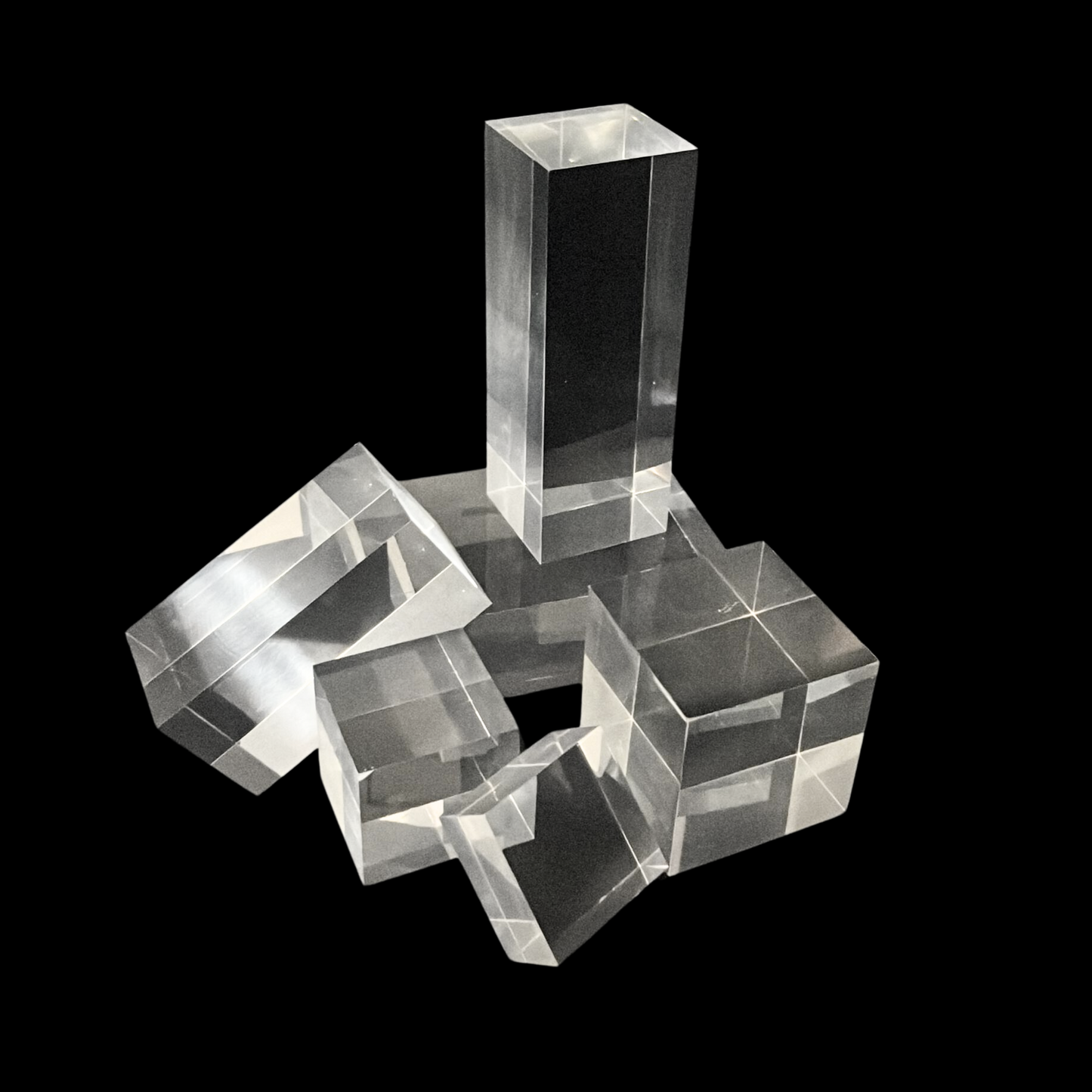 Acrylic Block Solid Clear Crystal Display