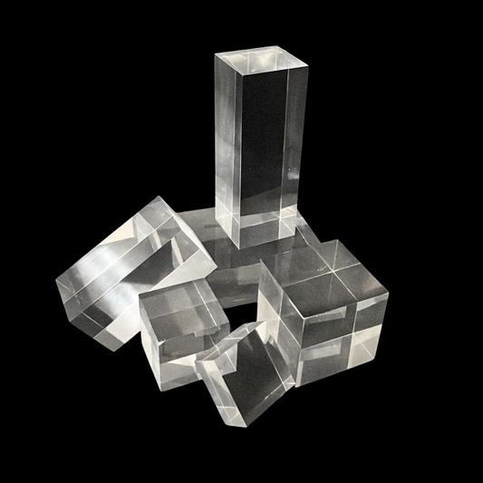 Acrylic Block Solid Clear Crystal Display