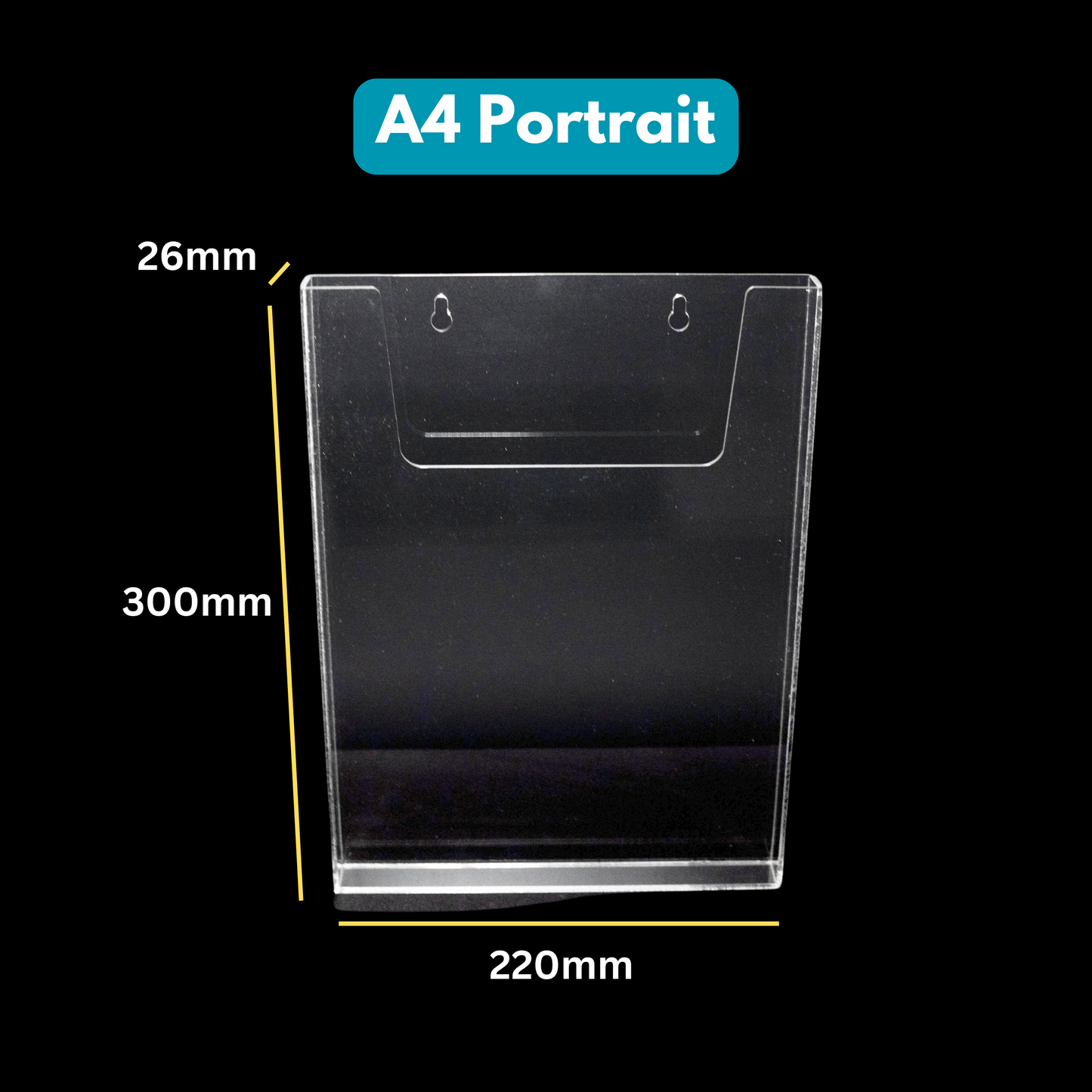 Acrylic A4 A5 Hanging Wall Mounted Brochure