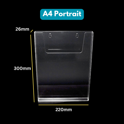 Acrylic A4 A5 Hanging Wall Mounted Brochure