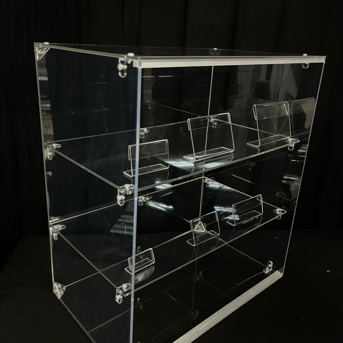 DIY- self assemble Acrylic Display Cabinet Donuts / Cupcake / Pastries / Breads