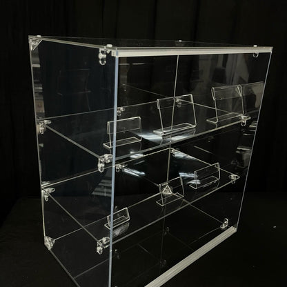 DIY- self assemble Acrylic Display Cabinet Donuts / Cupcake / Pastries / Breads