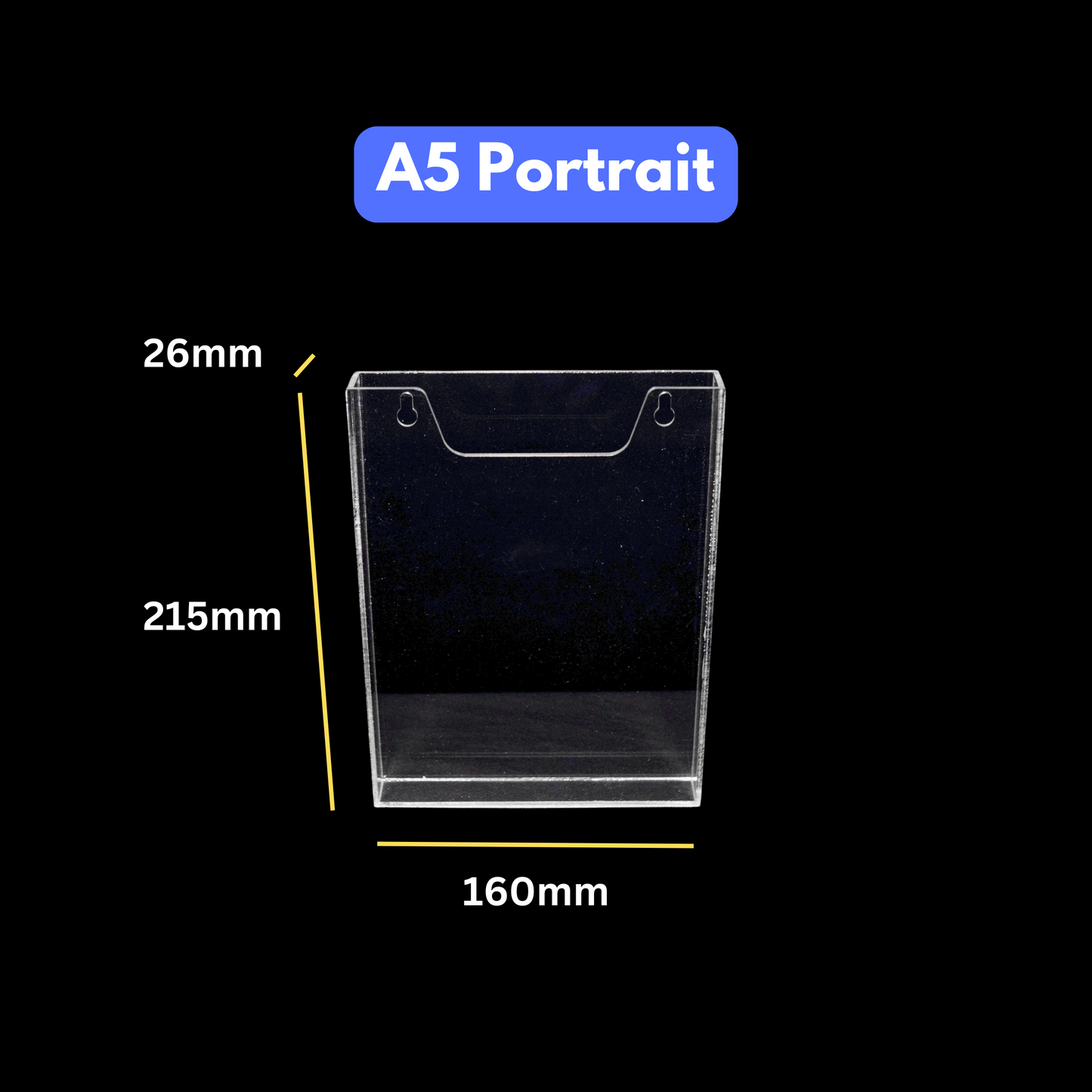 Acrylic A4 A5 Hanging Wall Mounted Brochure