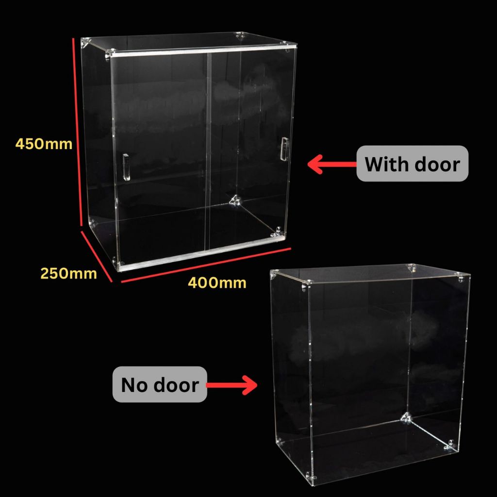 DIY-self assemble Acrylic Display Cabinet Donuts/Bekas Kuih/Cupcake/Pastries/Breads/Burgers