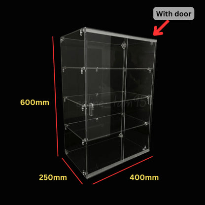 DIY-self assemble Acrylic Display Cabinet Donuts/Bekas Kuih/Cupcake/Pastries/Breads/Burgers