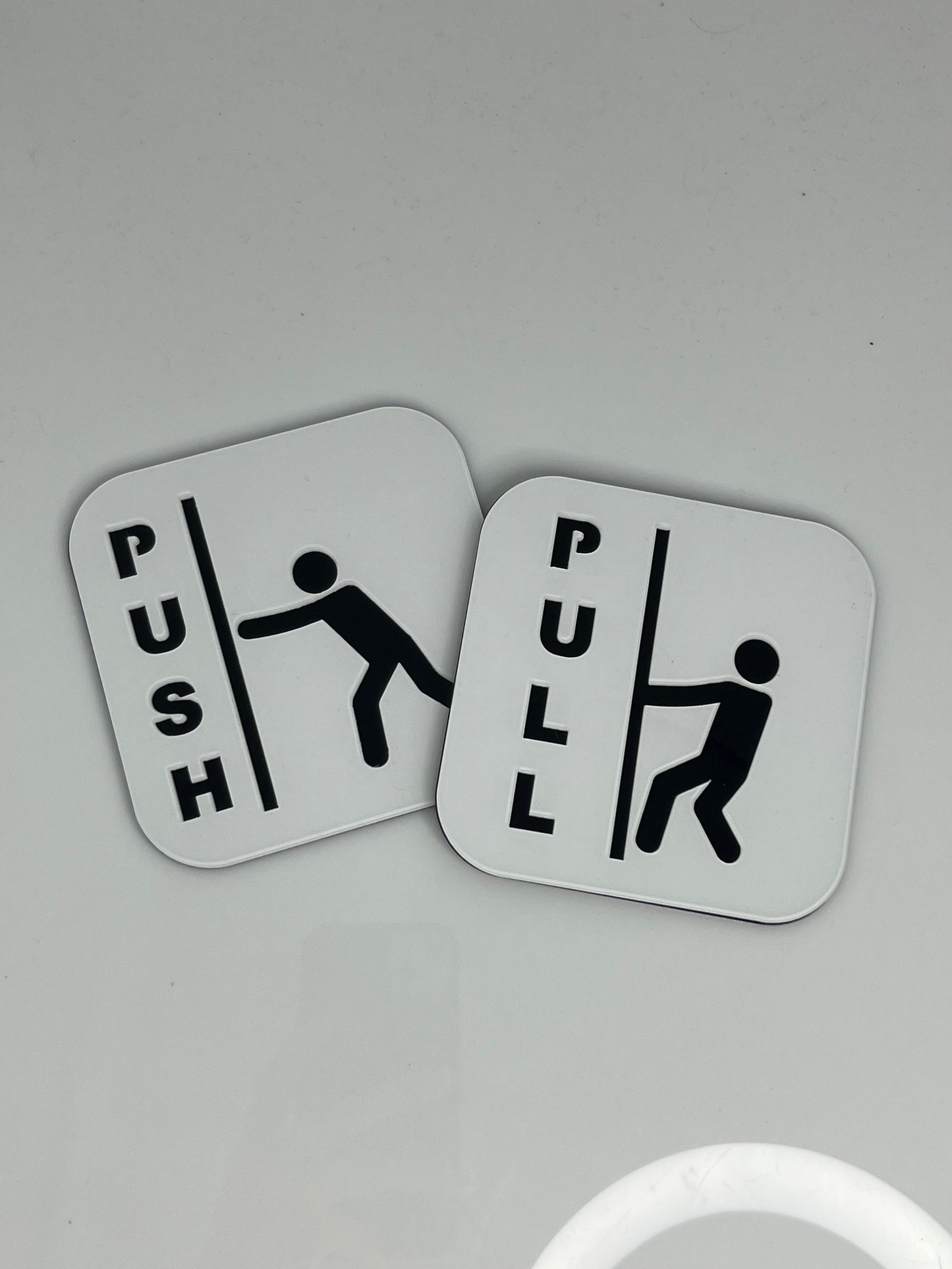 Push and Pull Door Sign Door Signage / 推拉提示牌