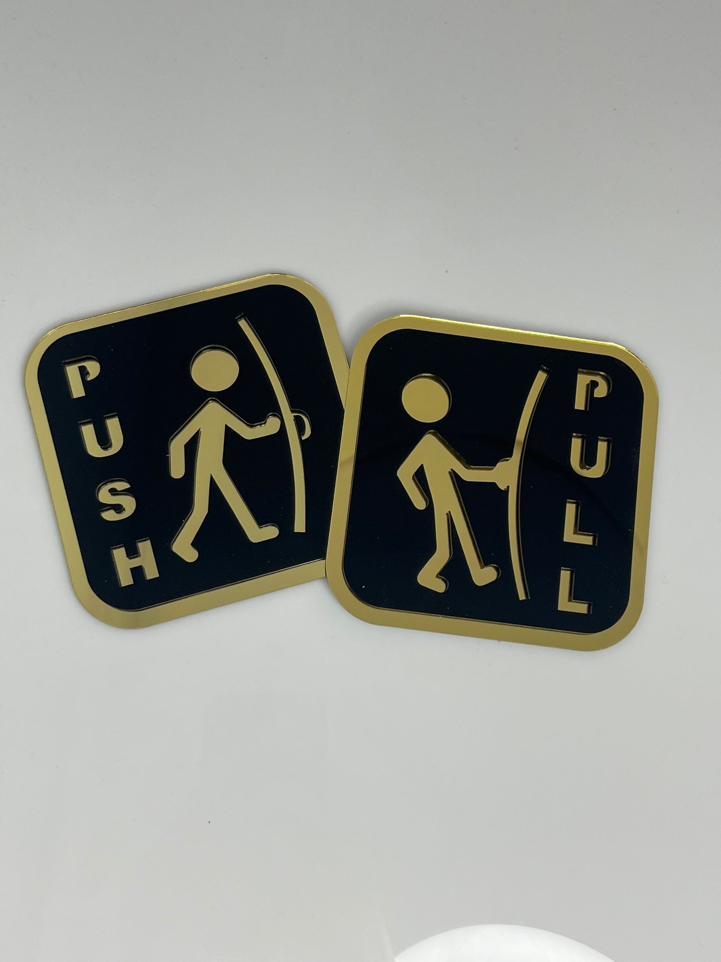 Push and Pull Door Sign Door Signage / 推拉提示牌