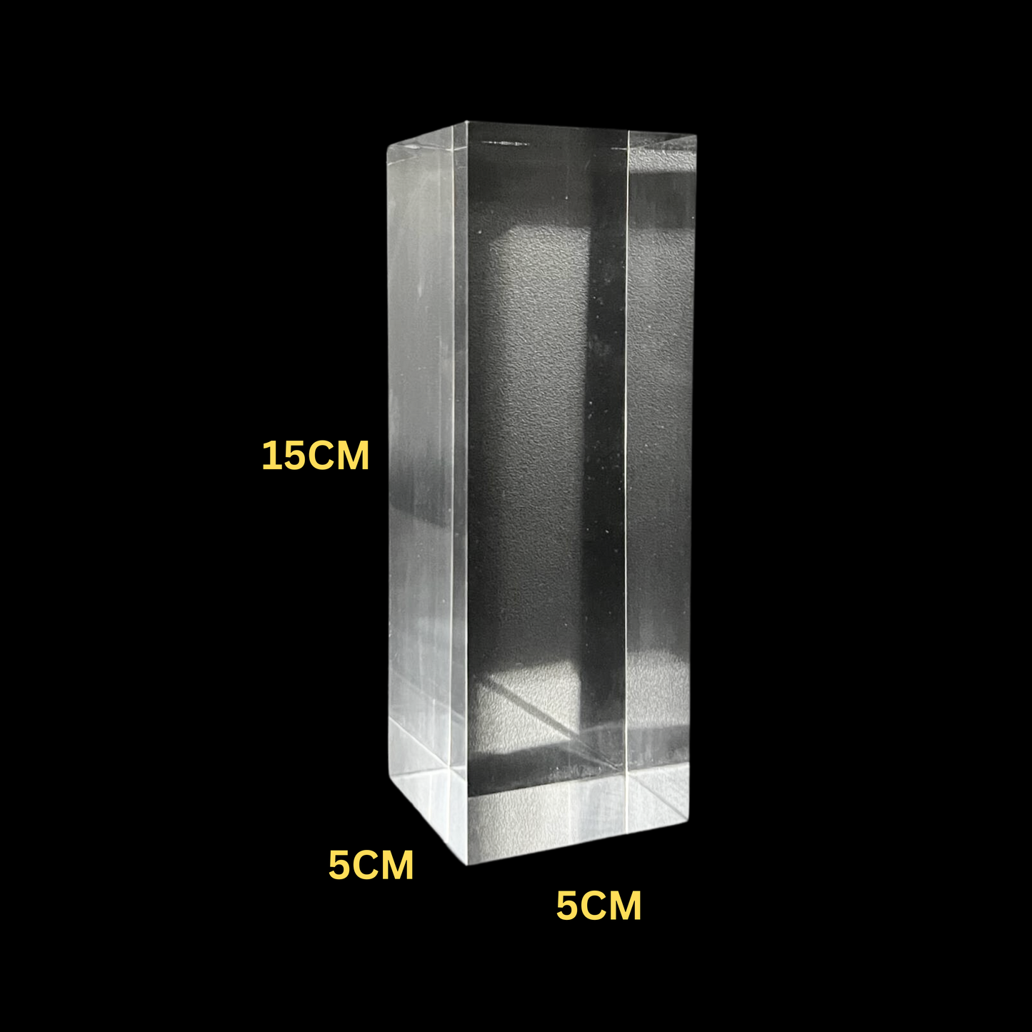 Acrylic Block Solid Clear Crystal Display