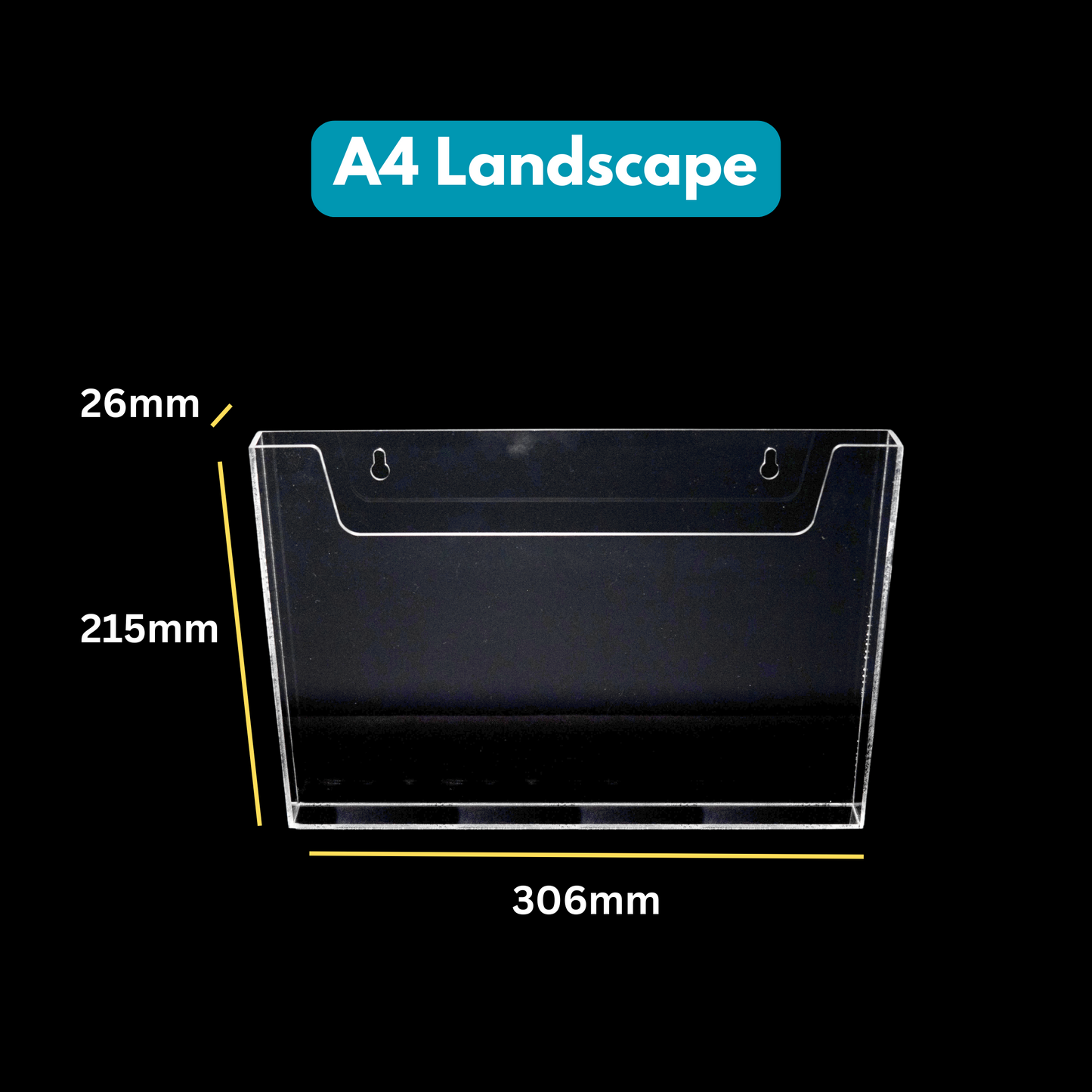 Acrylic A4 A5 Hanging Wall Mounted Brochure