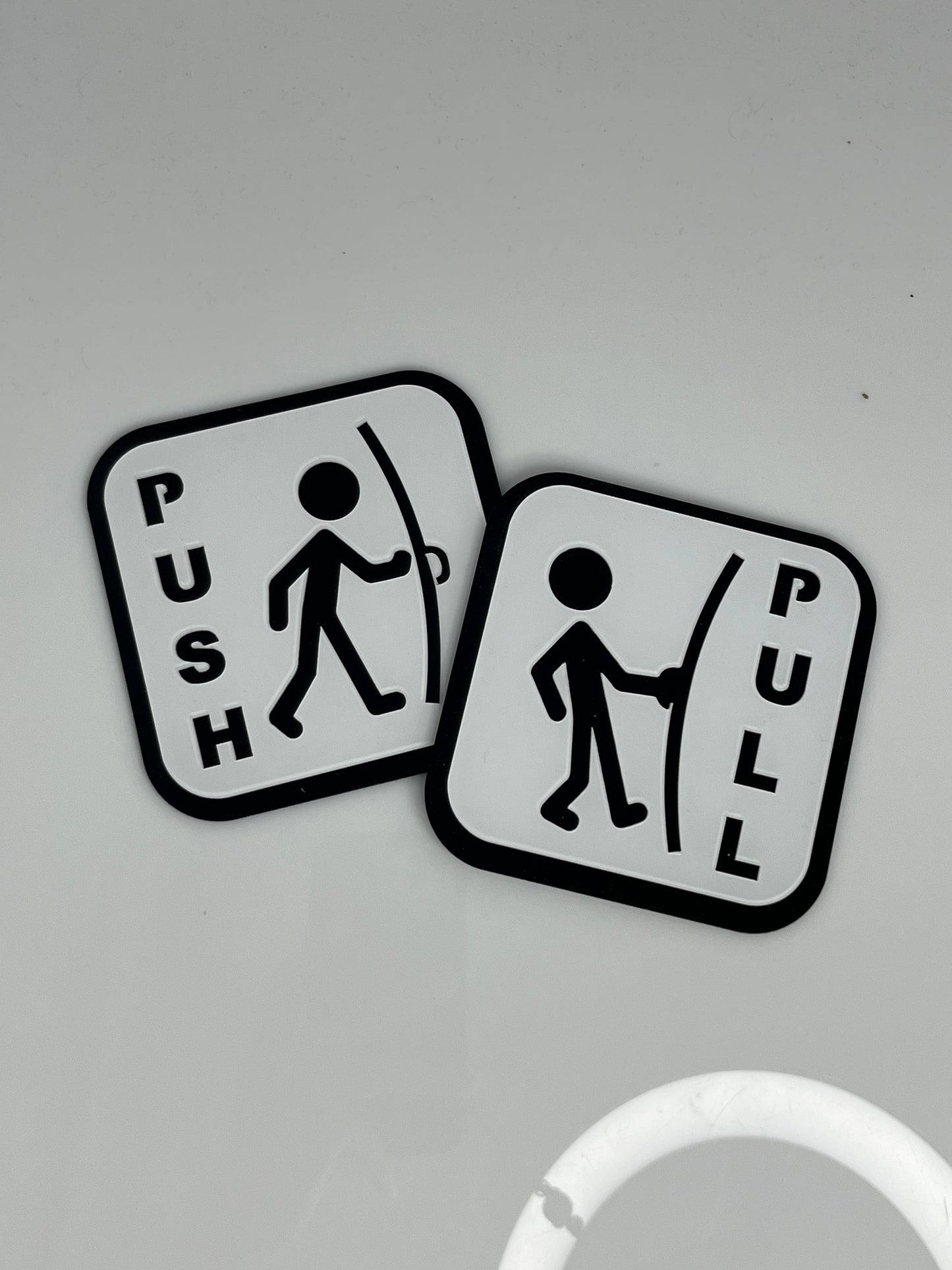 Push and Pull Door Sign Door Signage / 推拉提示牌