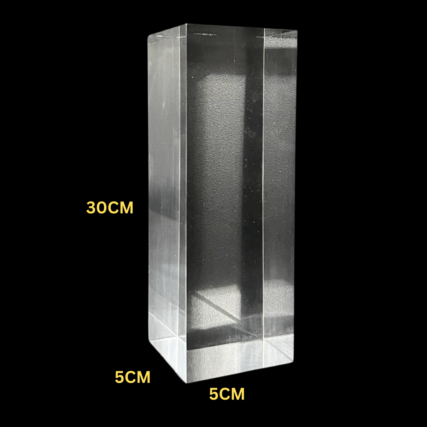 Acrylic Block Solid Clear Crystal Display