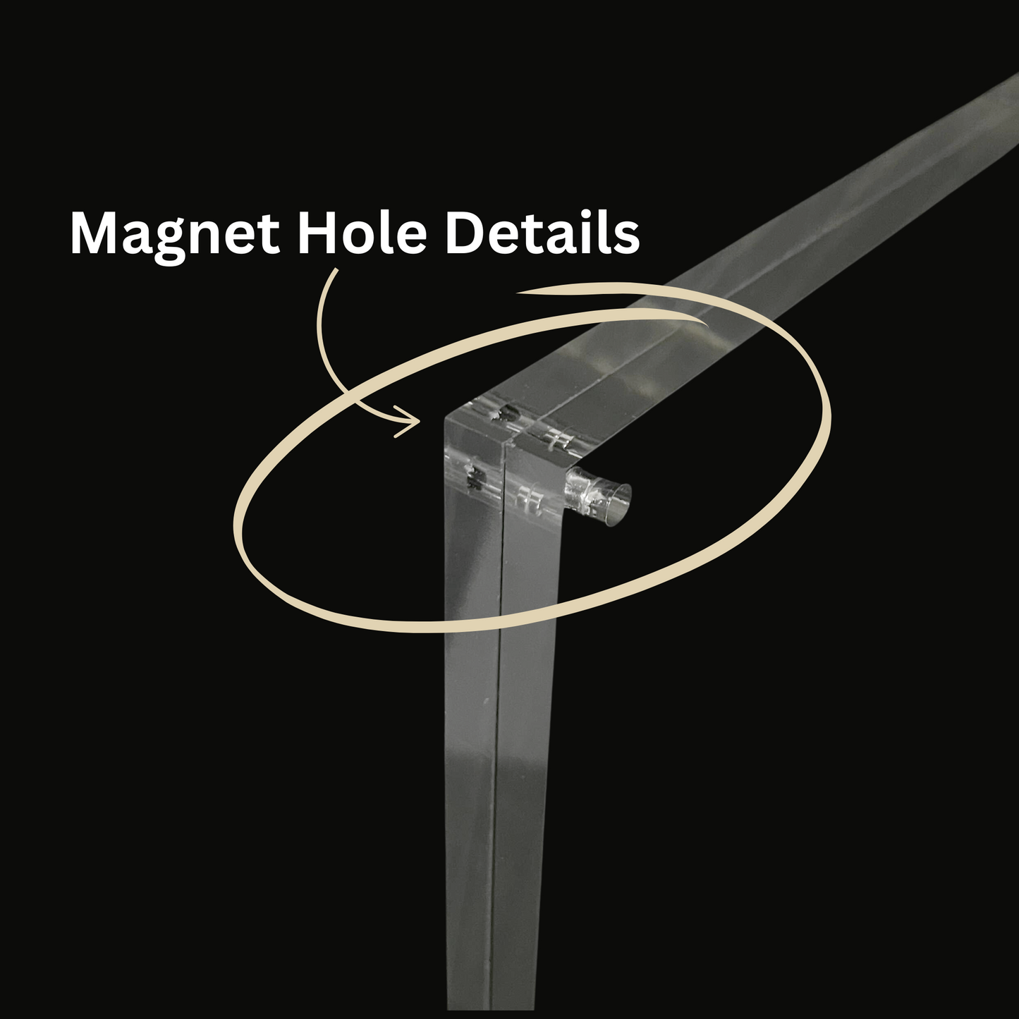 Acrylic Magnetic Photo Frame Holder