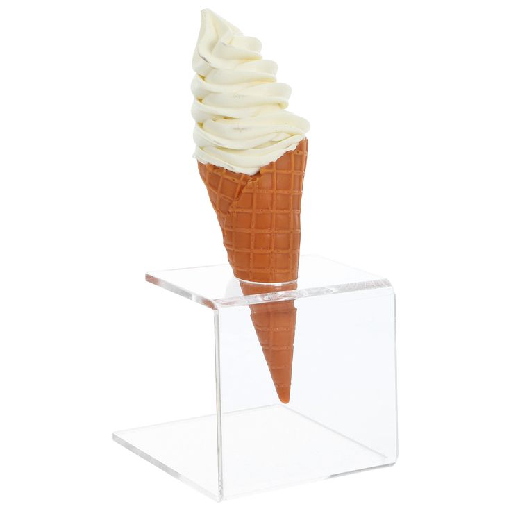 Acrylic Ice Cream Cone Holder Temaki Sushi Hand roll stand-3 slots Pemegang Ais-Krim hand roll sushi