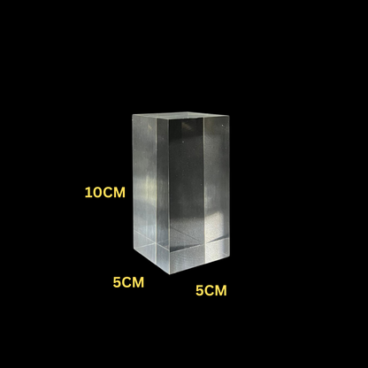 Acrylic Block Solid Clear Crystal Display