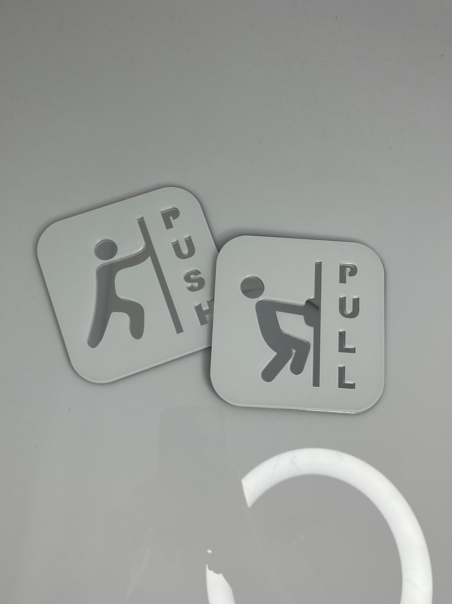 Push and Pull Door Sign Door Signage / 推拉提示牌