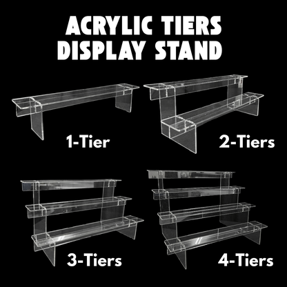 Acrylic Level Tier Display Stand Shelf Rack Toy Model Figure