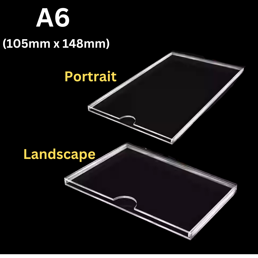 Acrylic Wall Frame Holder/Pocket Holder