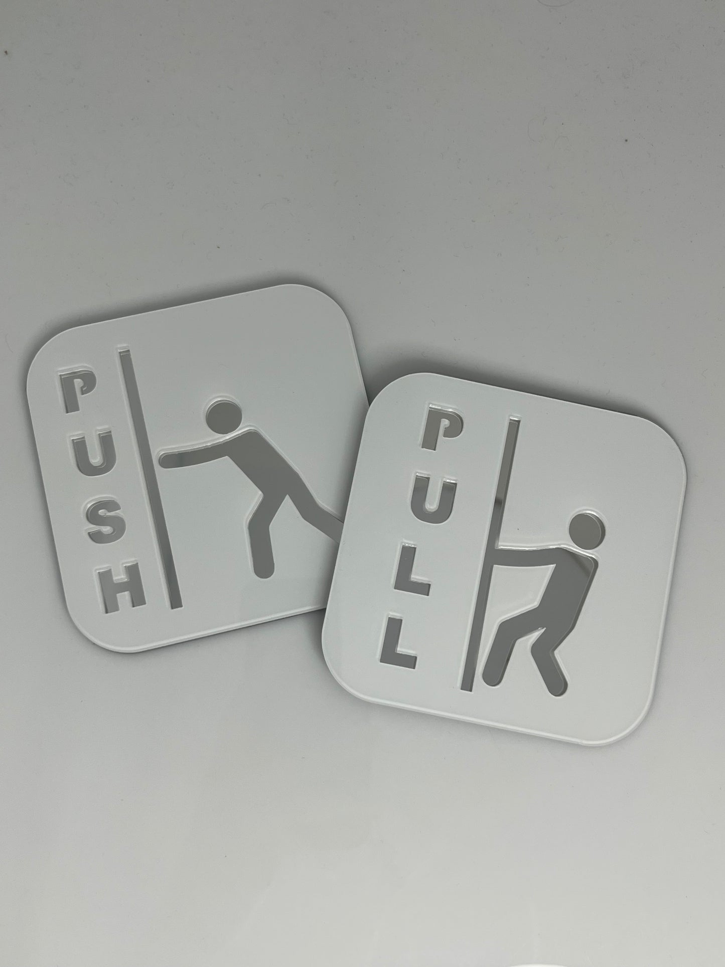 Push and Pull Door Sign Door Signage / 推拉提示牌