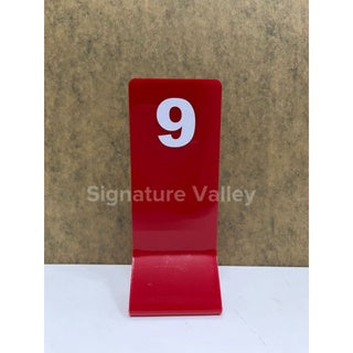 Table Numbers Stand