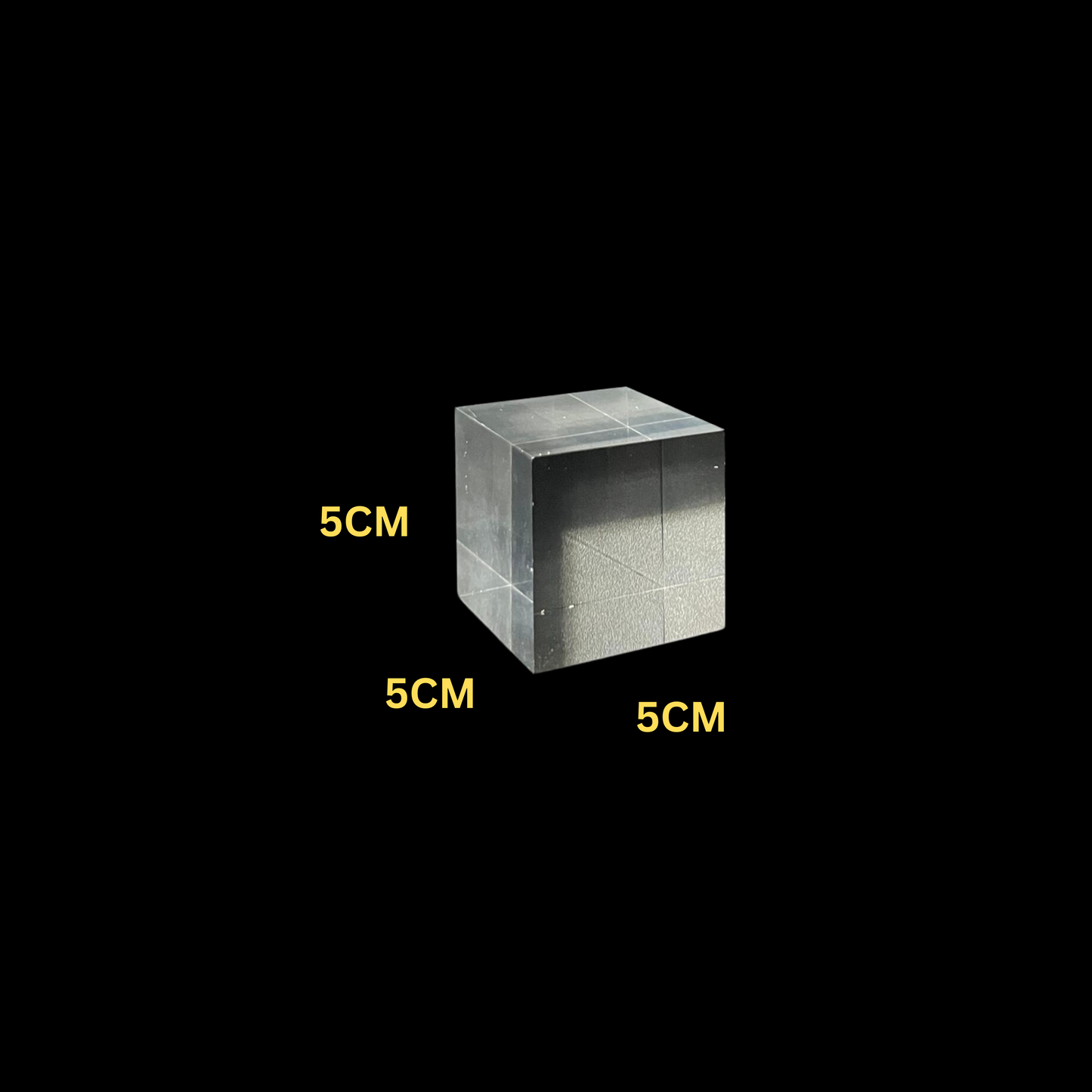 Acrylic Block Solid Clear Crystal Display