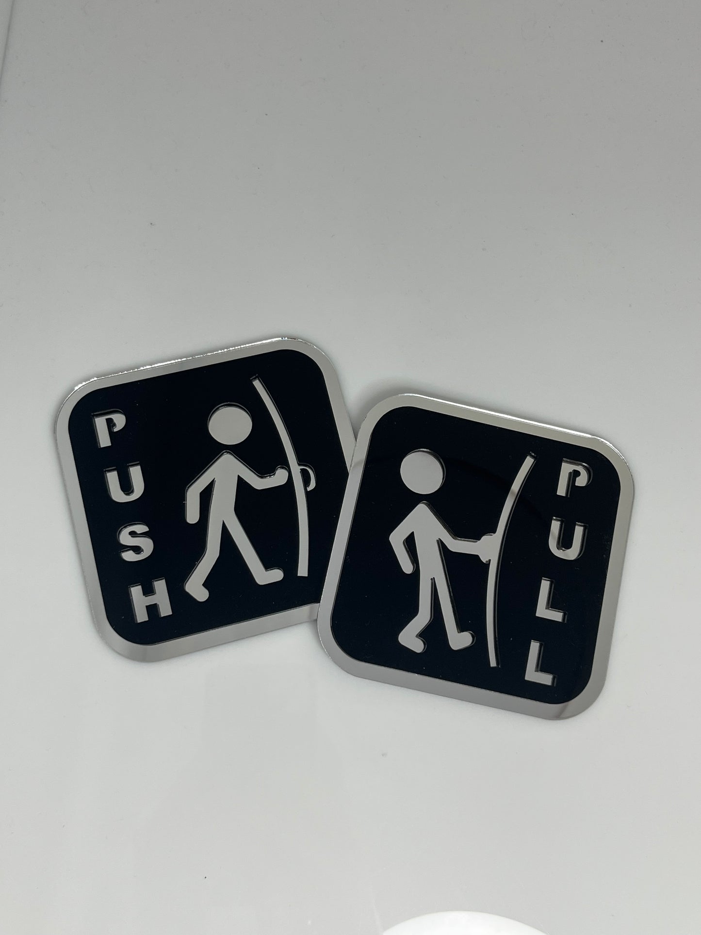 Push and Pull Door Sign Door Signage / 推拉提示牌