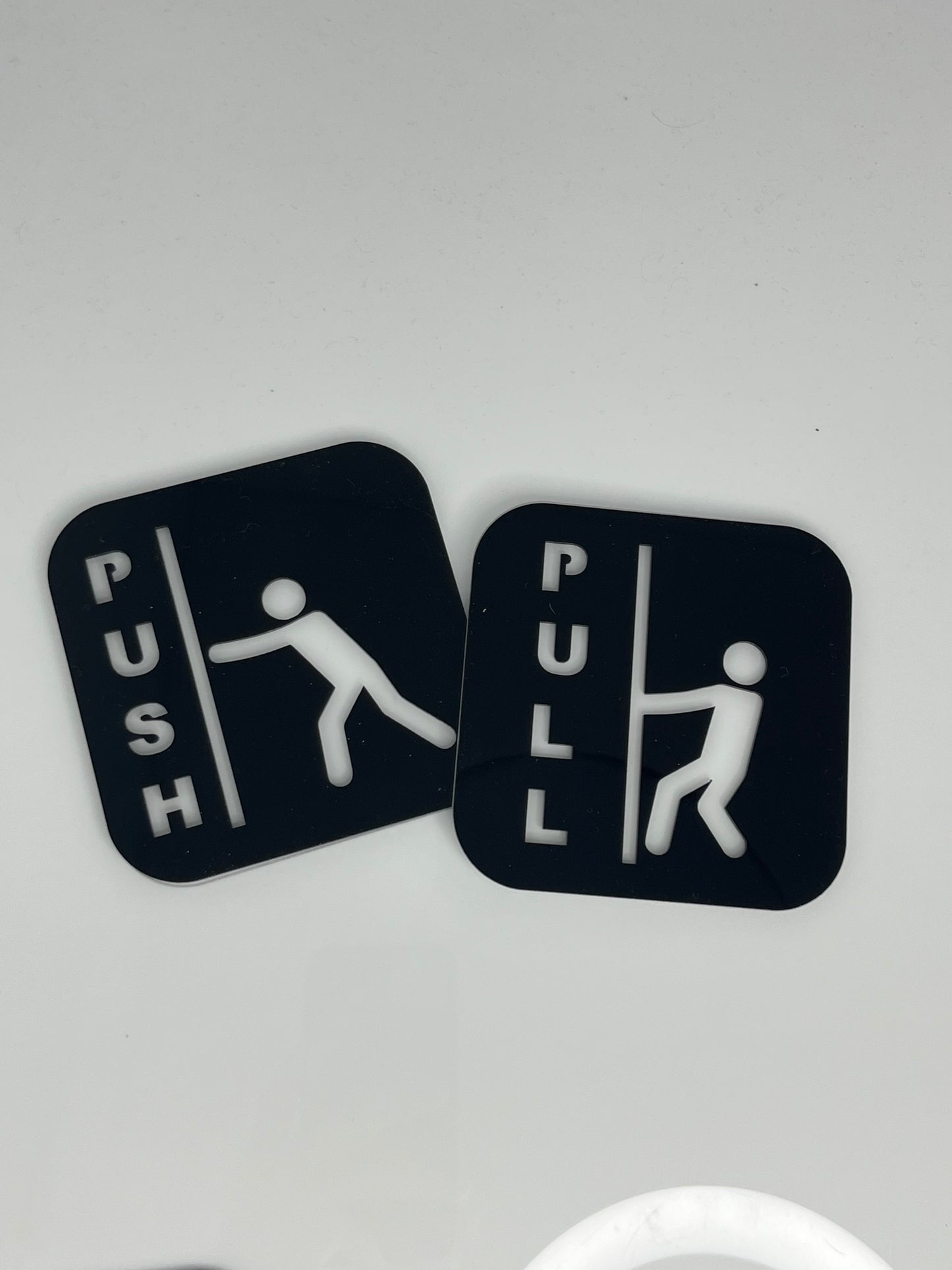 Push and Pull Door Sign Door Signage / 推拉提示牌