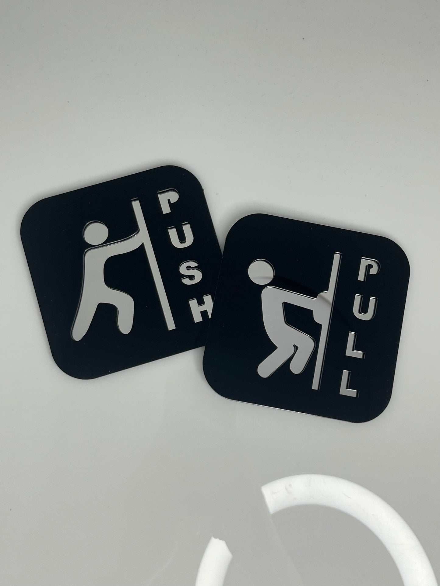 Push and Pull Door Sign Door Signage / 推拉提示牌