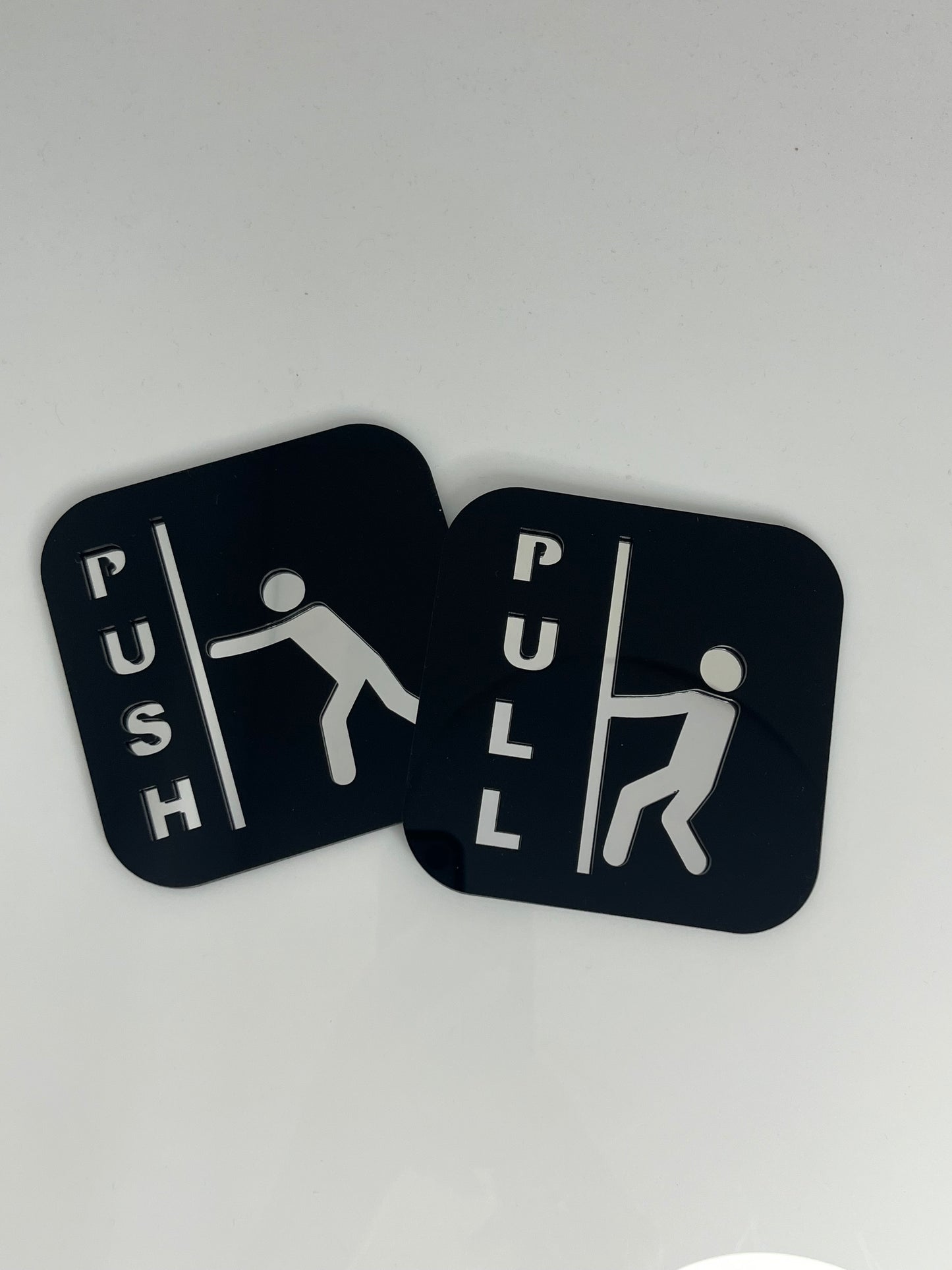 Push and Pull Door Sign Door Signage / 推拉提示牌