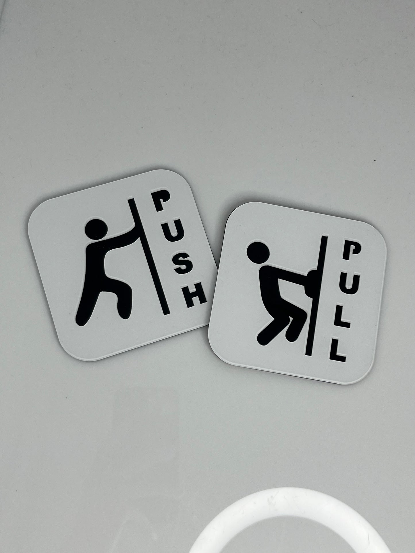 Push and Pull Door Sign Door Signage / 推拉提示牌