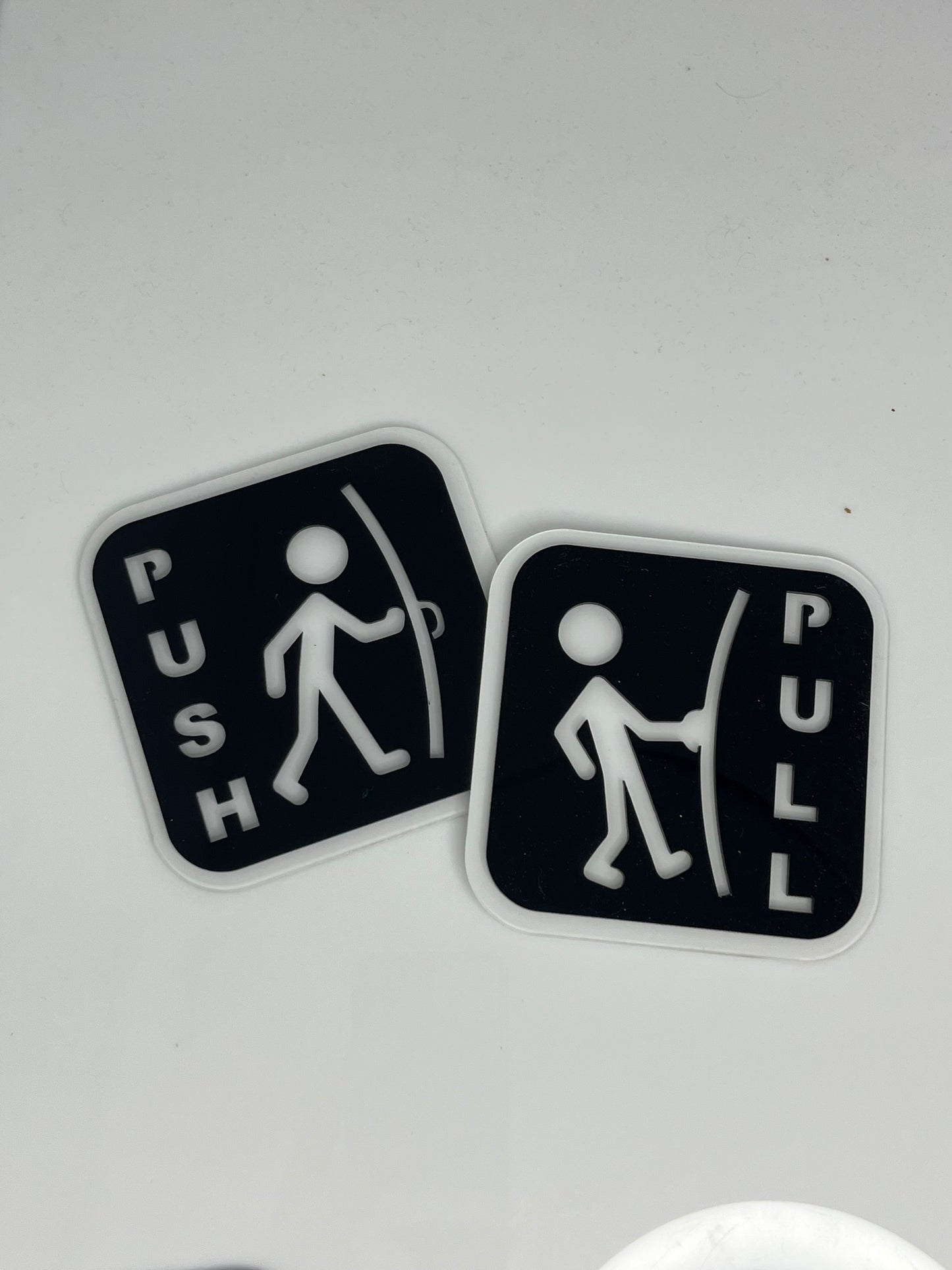 Push and Pull Door Sign Door Signage / 推拉提示牌