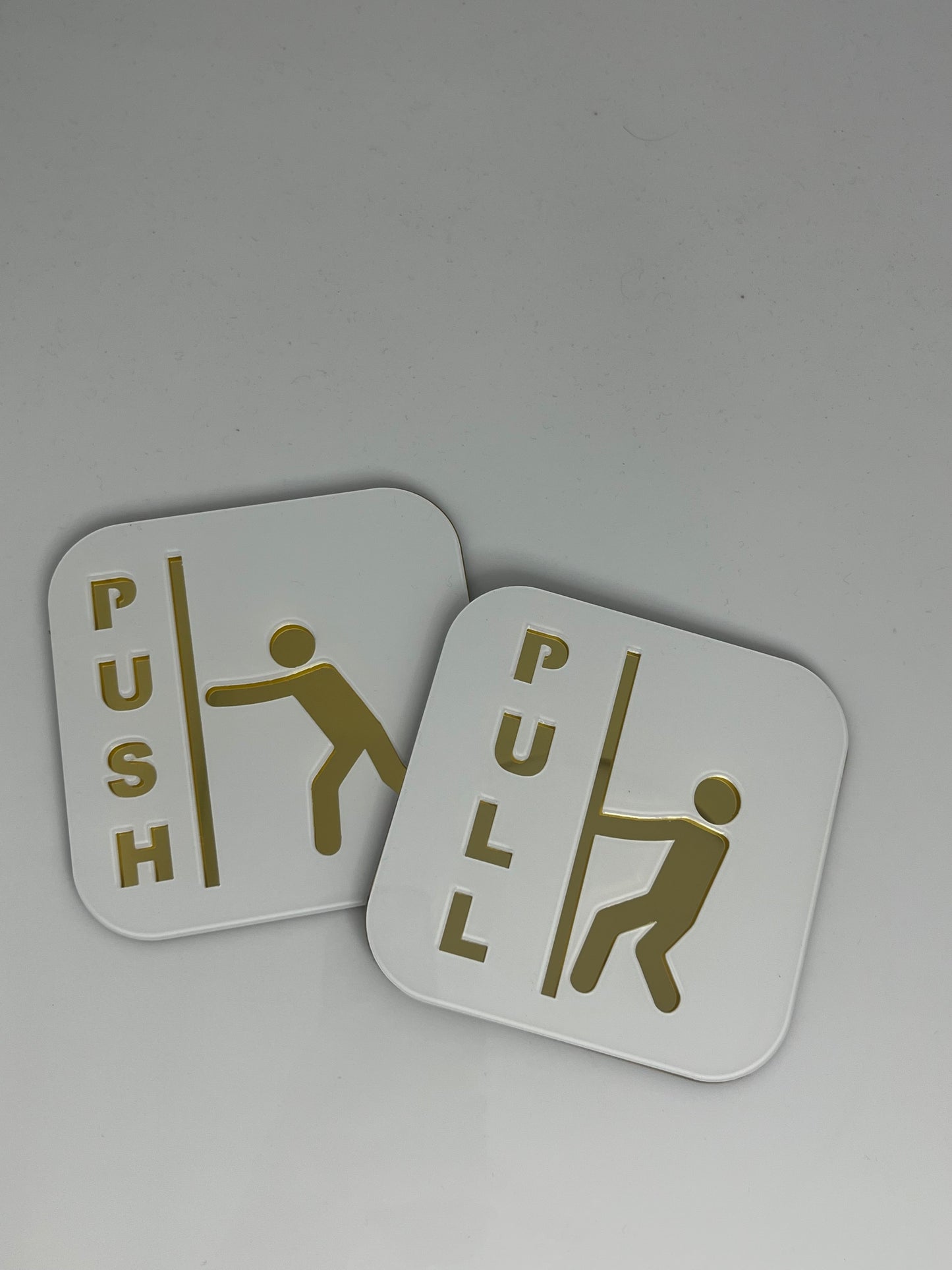 Push and Pull Door Sign Door Signage / 推拉提示牌